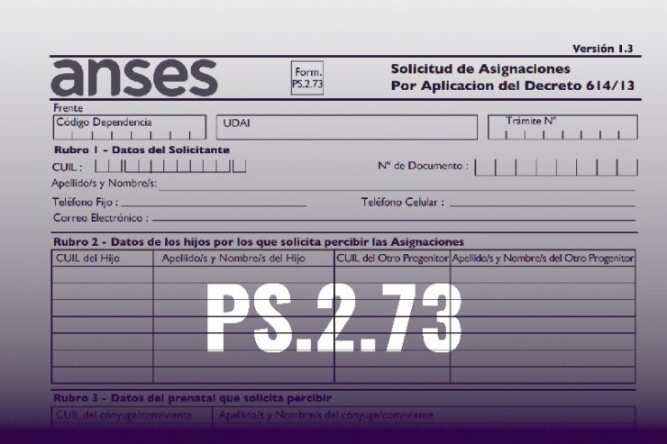 Formulario PS 2.73